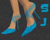 SJ Blue High Heels