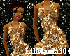[LM] gold sequin dress