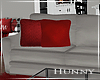 H. Valentines Couch Red