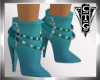 CTG TEAL SUEDE ANKLE