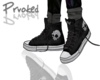 Black &  White Sneakers