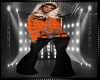 Orange Belted Pants