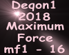 Maximum Forces