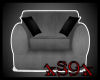 [xS9x] Gray Plush Chair
