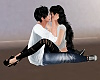 Couple Kiss Sit