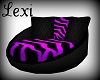 Purple Zebra Cuddle Seat