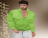 Green Long Polo
