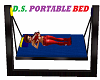 D.S. Portable Bed blue