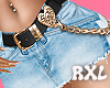 K~ I♥Denim Skirt RXL