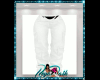 *D* White Cargo Jeans