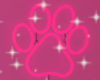 ! Neon paw pink