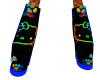 rainbow hello kitty boot