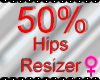 *M* Hips Resizer 50%