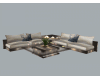 Biege Corner Sofa