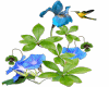 6v3| Birds on Flower PNG