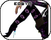 *E* purple hell pvc boot