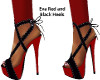 [GA]Eva Red Black Heels
