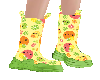 Kids Lemon Rain Boots