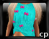*cp*Blue Sweater w/Bows 
