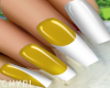 C~Bunny Yellow Nails