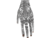 X hand tattoo
