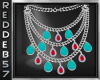Ruby Turquoise Necklace