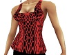 black & red halter top
