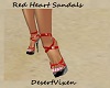 Red Heart Sandals