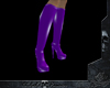 Purple PVC Boots