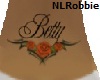 Betty lower back tattoo
