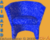 Animated Blue Cafe Chair