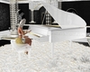 White Grand Piano