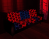 Red & Blue sofa