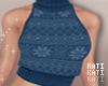 Blue Knit Ugly Sweater