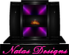 purple pvc fire place