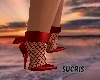 RED LACE SHOES