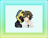 Shinra and Celty ` BADGE