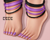 !!D Cute Feet Purple