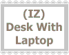 (IZ) Desk With Laptop