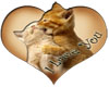 kitten love sticker