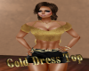 Gold Dress Top