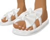 Kids-White Bow Sandals