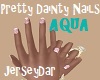 Nails Aqua Dainty
