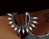 [J] Steel spike earrings