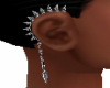 spiked ear edge piercing
