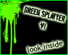 Ink Splatter - V2 Green
