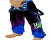 blue hardstyle pants