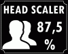 * Head Scaler 87,5%