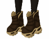 Chunky brown boots