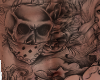 thuglife \ skull tatto